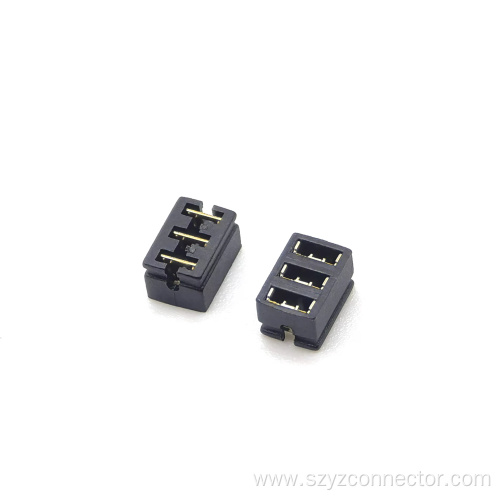 2.54mm Pitch MINI Jumper Bronze With Half Gold Plating 3-in-line H6.0mm